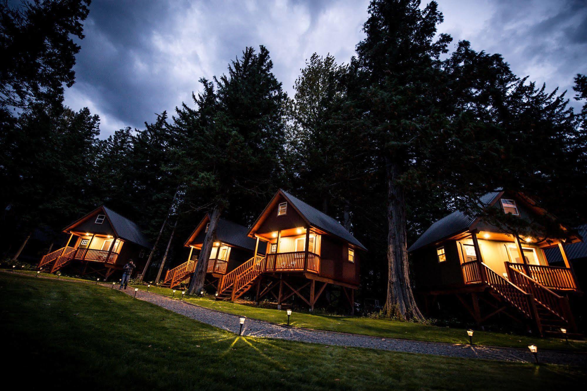 Hidden Acres Farm And Treehouse Resort Terrace Kültér fotó