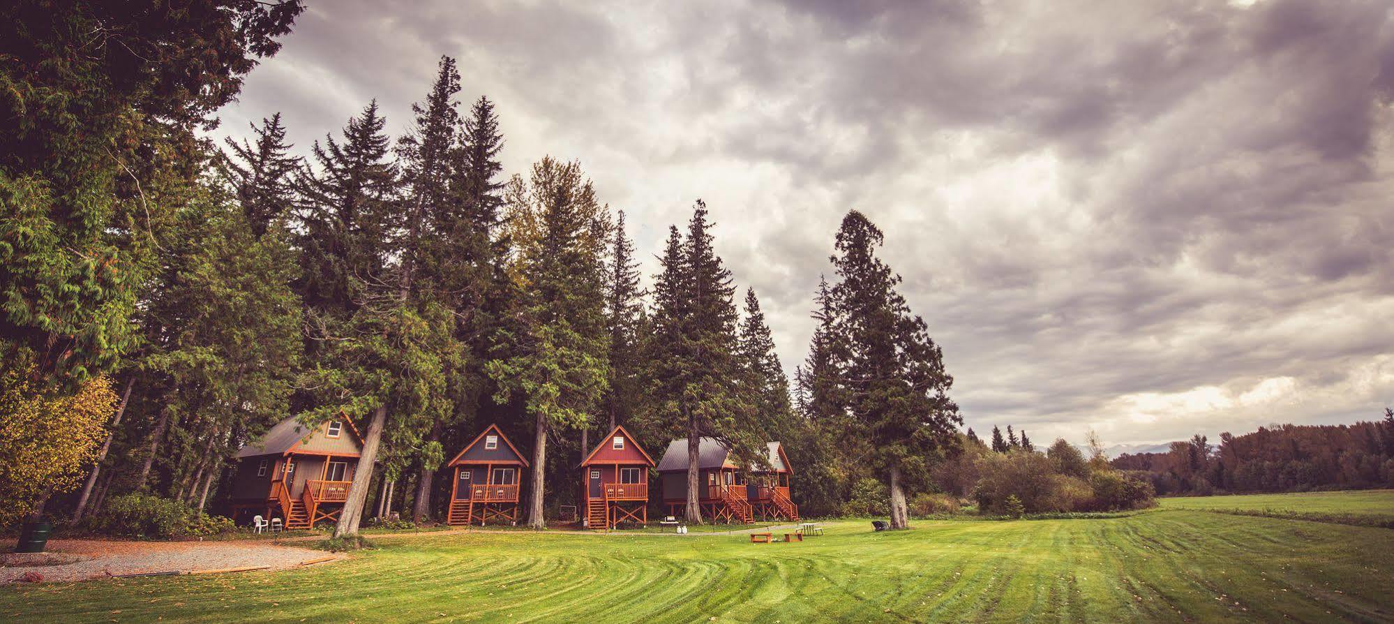 Hidden Acres Farm And Treehouse Resort Terrace Kültér fotó