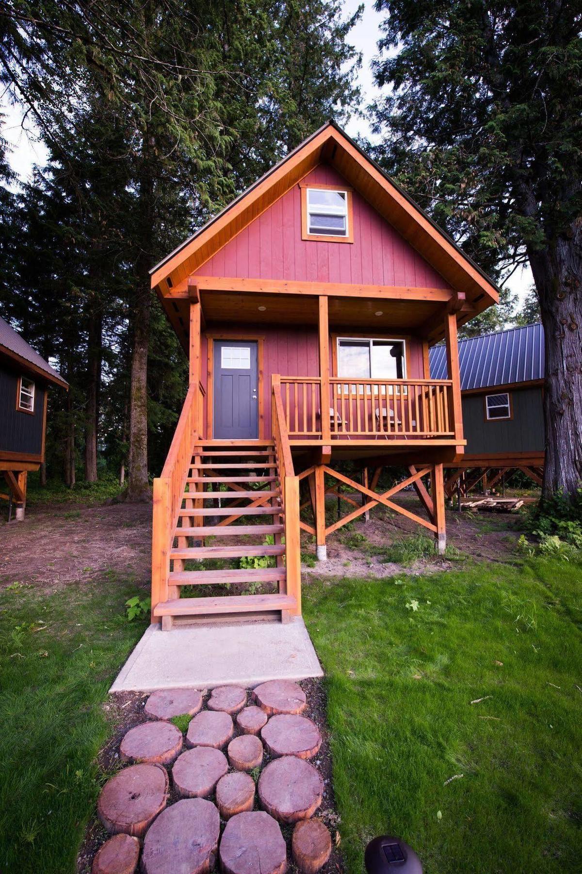 Hidden Acres Farm And Treehouse Resort Terrace Kültér fotó